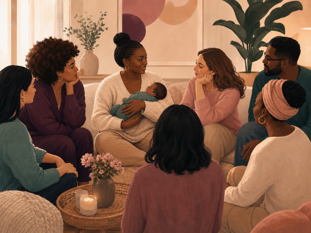 A community of women supporting each other